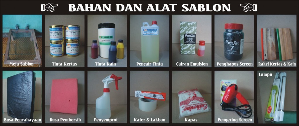 Bahan Sablon Kaos Polos 